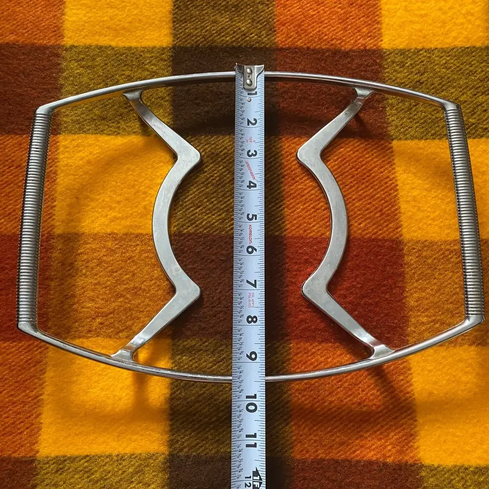 Vintage Corning Ware P-10-M-I Metal Casserole Footed Serving Stand Holder